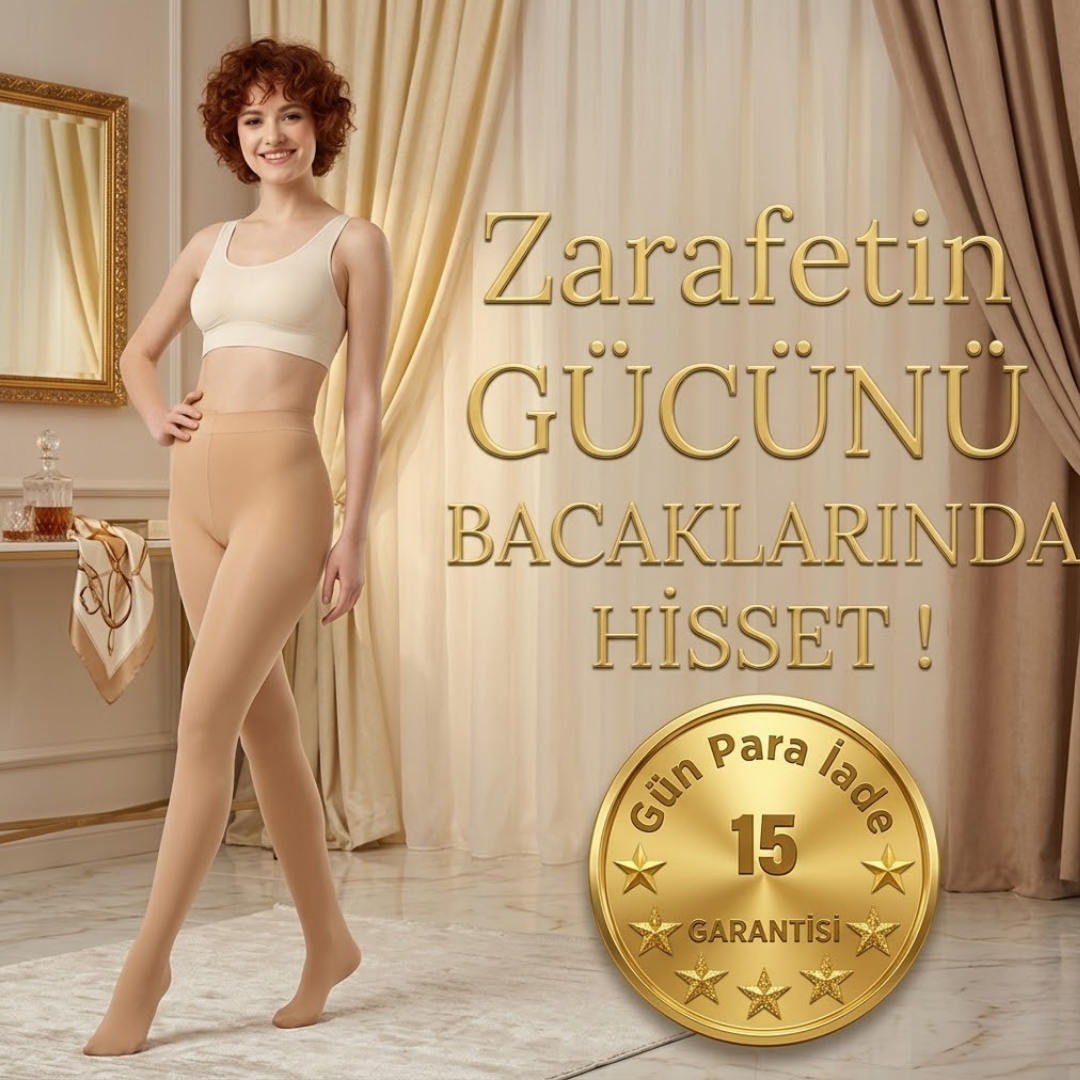 Yırtılmaya Dayanıklı Sıkılaştırıcı Külotlu Çorap